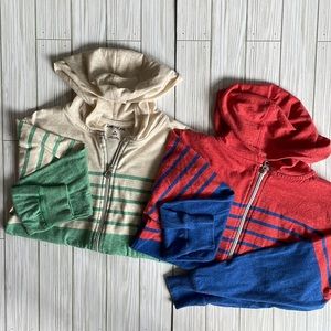 Smith’s American Zipper Front Jersey Knit Top Kid’s (size 10-12 medium)